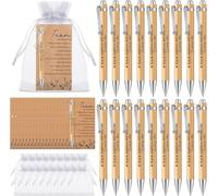 Chenquansarl-Sets Cadeau De Remerciement Pour Collègues Conpris Marque-Pages En Papier De Remerciement Stylo À Bille Danke Für Alles Sac En Organza Et Corde De Jute Cadeau D'adieu Pour Collègues(Team