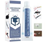 ChenQuanSarl-Silicone Isolant Electrique, Ruban Isolant Liquide, Pâte De Réparation De Câble, Silicone Scellant Noir, Réparation D'Étanchéité De Fil Électrique, Revêtement En Caoutchouc Isolant Liqui