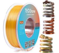 ChenQuanSarl-Silk Filament Pla 1,75 Mm Tricolore Or/Argent/Bronze 1 Kg - Effet Soie - Filament Pour Imprimante 3D