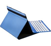 ChenQuanSarl-Silver Ht-Étui Universel Avec Clavier Sans Fil Pour Tablette De 9 À 10,1 Pouces,Bleu