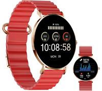 Chenquansarl-Siona 2 Wave Sand Montre Intelligente, 1,3"", Amoled, Étanche, Pouls, Pression Artérielle, Oxygène Dans Le Sang, 21 Modes Sportifs, Batterie 7 Jours, Ios & Android, Aspect Ondulé (Rouge)