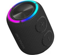 ChenQuanSarl-Sirius 2 Mini Black, Enceinte Bluetooth 16W, Étanche Ipx7, Son 360°, Autonomie 7H, Noir