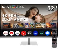 ChenQuanSarl-Smart Monitor 32 Pouces Avec Système Smart Tv 4K@60Hz Bluetooth, Wifi, Haut-Parleur, Kvm Voice Remote Dolby Hdmi 2.1, Dp 1.4, Pd 65W Usb C (Dp), Usb-A X 4