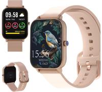 Chenquansarl-Smartwatch, Smart Watch 1.7"" 240x280px Fitness Tracker Montres Pour Android Ios, Ip68 Étanche Cardiofréquencemètre Podomètre Or Rose
