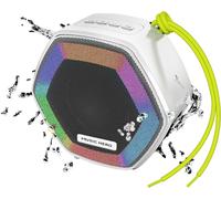 ChenQuanSarl-Speaker Cassa Wireless, 5 Watt, Water Resistant Ipx5, Led, Con Laccetto, Multi Input, Tasti Multifunzione, Nero