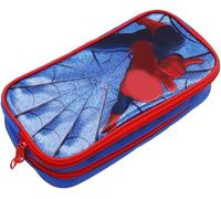 Chenquansarl-Spider Trousse À Crayons Spider Personnage Pour Enfant Trousse Carrée À Baril Rectangulaire Zippée Comics Trousse À Crayons Hero Trousse À Crayons Garçon Sacs À Stylos