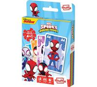 Chenquansarl-Spidey Et Ses Amis Extraordinaires - 4 Jeux En 1-7 Familles, Paires, Action Et Batailles - Jeu De Cartes Enfants & Famille ¿ À Partir De 4 Ans