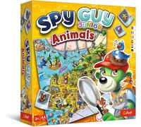 Chenquansarl-Spy Guy Junior Animals ¿ Jeu Coopératif Denquête Pour Les Plus Petits, Cherchez Des Preuves Et Attrapez Le Criminel, Grand Plateau De Jeu, Pour Les Enfants À Partir De 3 Ans