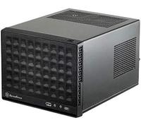 ChenQuanSarl-Sst-Sg13B-C - Sugo Boîtier Pc Cube Compact Mini-Itx, Panneau Frontal Mesh, Connecteur Usb Type C Sur Le Port D'E/S, Noir