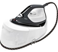 ChenQuanSarl-St6-1-8Eg Centrale Vapeur (4 Programmes Pour Chaque Tissu), Chauffe Rapide, Lumière Durable, Pression 6 Bars, Effet Pressing 360 G, Semelle Anti-Rayures, Réservoir D'Eau 1,2 L) Blanc/Gri