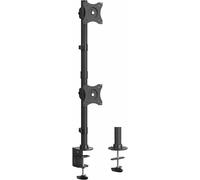 ChenQuanSarl-Stand-V002R Support De Bureau Double Écran Avec Réglage De La Hauteur Et Plaques Vesa Pour 2 Écrans Lcd Ultra Larges Jusqu'À 34