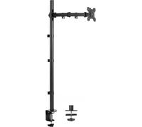 ChenQuanSarl-Stand-V011 Support De Bureau Pour Écran Simple Avec Support De Bureau 39 Pouces Entièrement Réglable Inclinaison Et Articulation Peut Contenir Des Écrans De 13 À 32" Jusqu'À 10 Kg Avec M