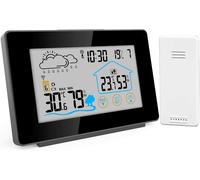 ChenQuanSarl-Station Météo Sans Fil Avec Capteur Extérieur Et Écran Tactile Coul...