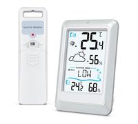 ChenQuanSarl-Station Météo Sans Fil Avec Capteur Extérieur, Moniteur D'Humidité Sans Fil Avec Prévisions Météorologiques, Thermomètre Intérieur Extérieur, Hygromètre, Thermomètre D'Intérieur Radio,