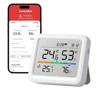ChenQuanSarl-Station Météo Sans Fil, Moniteur De Température/Humidité Avec Prévisions Météorologiques, Thermomètre Et Hygromètre Hub Requis, Bluetooth 120M, Thermometre Interieur Exterieur