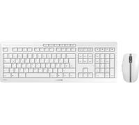 ChenQuanSarl-Stream Desktop, Ensemble Clavier Et Souris Sans Fil, Layout Allemand (Qwertz), Technologie Radio 2.4 Ghz, Pression Des Touches Silencieuse, Fonctionne Sur Batterie, Blanc