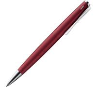 Chenquansarl-Studio Royalred - Stylo À Bille Dans Un Élégant Boîtier En Acier Inoxydable - Avec Clip En Forme D'hélice - Incl. Recharge Géante M 16 En Largeur De Trait M En Noir