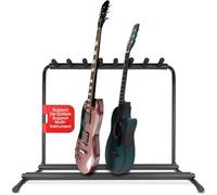 ChenQuanSarl-Support Guitare, Porte 7 Guitares, Universel Et Portable, Pliable Avec Rembourrage En Mousse, Noir