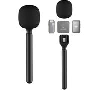 ChenQuanSarl-Support Magnétique Pour Dji Mic Mini/1/2/Rode Wireless Go Ii Poignée Magnétique Interview Lavalier Sans Fil Microphone Adaptateur Support Portable Pour Hollyland Lark M1/C1/150/Synco G1/
