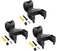 ChenQuanSarl-Support Mural Pour Guitare Noir, Accroche Guitare Mural Pour Toutes Les Guitares Acoustiques Ou Électriques Classiques,Porte Guitare Mural (Pack De 3)