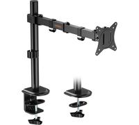 ChenQuanSarl-Support Pour Écran De 13-32"" - Bras Articulé Écran Pc Avec Pince De Bureau, Réglable En Hauteur, Inclinaison Complète, Bras Rotatif Et Pivotant, Vesa 75 X 75, 100 X 100 Mm