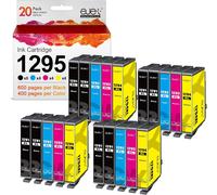 ChenQuanSarl-T1295 Lot De Cartouches D'Encre Compatibles Avec T1295 T1291 T1292 T1293 T1294 Workforce Wf-3520 Wf-3540 Wf-7525 Wf-7515 Stylus Sx235W Sx425W Sx435W Sx445W Sx535W Wd Bx63. 0Fw Lot De 20