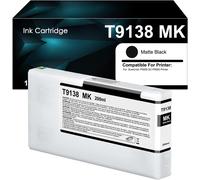 ChenQuanSarl-T9138 Cartouche D'Encre Pour Cartouches D'Encre T9138 Pour T9138 Mbk C11 66001A Compatible Pour Surecolor Sc-P5000 (1 X Noir Mat)