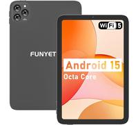 ChenQuanSarl-Tablette 10 Pouces Android 15, Tablettes 8Go Ram + 128Go Rom(Tf Extensible 1To), Octa-Core, 6000Mah, Gms Tablette Tactile, Widevine L1, 5G Wifi Bifréquentiel, Bt 5.0, Type-C (Gris)