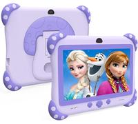 ChenQuanSarl-Tablette Enfants 7 Pouces Android Tablette Educative Pour Enfant Avec Wifi Quad Core 32G Rom Bluetooth Contrôle Parental Logiciel Enfant Pré-Installé Tablet Tactile De 3-14 Ans Fille (Vi