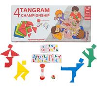 Chenquansarl-Tangram 4 Joueurs Championship, Multicolore, No-Value (Cp039)