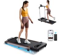 Chenquansarl-Tapis De Marche Électrique Pliable, Inclinable - 2,25 Walking Pad Pliable Pour Maison Et Bureau - Tapis De Course Avec Écran Led, Deck Amortissant - Treadmill Futuriste Et Compact