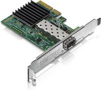 ChenQuanSarl-Teg-10Gecsfp, 10 Gigabit Pcie Sfp + Adaptateur Réseau, Convertit Un Emplacement Pcie En Un Emplacement 10G Sfp +, Prend En Charge 802.1Q, Supports Standard Et Bas De Gamme Inclus