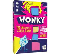 Chenquansarl-The Op Games Wonky The Unstable Party Game Abstract Strategy And Dexterity Wooden Block Stacking Game Tower Balancing Game 1+ Players Ages 8+ English