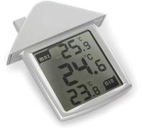 ChenQuanSarl-Thermomètre De Fenêtre, Numérique, Pour U Intérieur Et Extérieur, Transparent