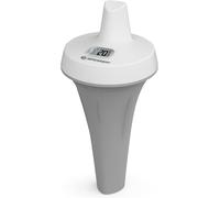 ChenQuanSarl-Thermomètre De Piscine Pour Mesurer La Température De L'Eau, Utilisable Comme Capteur Supplémentaire Pour Certaines Stations Météorologiques Ou Comme Solution Autonome, Blanc