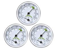 ChenQuanSarl-Thermomètre Hygromètre Analogique 2 En 1 3 Pièces, Thermomètre Et Hygromètre Pour Bébé, Maison, Garage, Salon, Bureau, Diamètre 58 Mm