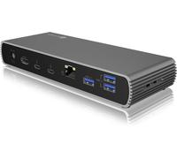 ChenQuanSarl-Thunderbolt 4 Docking Station (10-En-1), Station D'Accueil Avec 2 Sorties (4K 60Hz), 2 Ports Tb4 (40 Gbit/S), 4 Ports Usb 3.2 Gen 2 (10 Gbit/S) Pour Windows & Macbook Pro / Air Et Plus