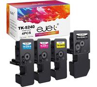ChenQuanSarl-Tk5240 Cartouche De Toner Compatible Pour Kyocera Ecosys Tk5240 Tk-5240 Pour Kyocera Ecosys M5526Cdw, P5026Cdn, M5526Cdn, P5026Cdw (Tk5240K Tk5240C Tk5240M Tk5240Y, 4-Pack)