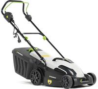 ChenQuanSarl-Tondeuse Électrique 2-En-1 Le380E ¿ Puissante 1600W/38Cm Avec Bac De Ramas 45L Pour Pelouses JusquÀ 500M² ¿ Poignée Ergonomique Et Protection Contre Les Surcharges