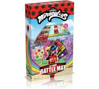 Chenquansarl-Top Trumps Battle Mat Miraculous - Jeux De Cartes - Jeu De Société - Jeu De Plateau - Jeu De Batailles - Jeu De Voyage - De 2 À 6 Joueurs - A Partir De 6 Ans - Version França