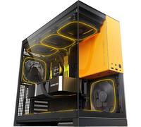 ChenQuanSarl-Tour Intermédiaire M5 En Verre Trempé, Boîtier De Jeu E-Atx/Atx, Acier De 1,2 Mm, Type C, Panneaux Sans Outils, Support Radiateur 420/360, Ventilateur Argb Pwm 140 M X 5 Pré-Installés