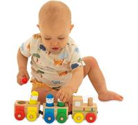 ChenQuanSarl-Toys, Shape Sorter Train, Wooden Shape Sorter, Developmental Toy, Ages 1 Years Plus
