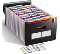 Chenquansarl-Trieur A4 26 Pochettes/Range Document/ Papier-Abclife Trieur Val Tte Classeur Organ Ur Documents Extensible Accordéon Document,Onglets De Couleur Alphabet A-Z