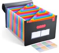 Chenquansarl-Trieur Document 25 Compartiments A4, Extensible Classeur A4 Accordéon Range Document Bureau, Rangement Papier Administratif