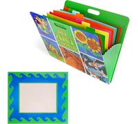 Chenquansarl-Trieur Extensible Avec 9 Pochettes De Couleur - Classeur Accordéo Ochette Dessin - Classeur Trieur Organ Ur Portable Pour Les ?Uvres Dart