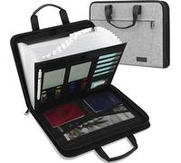ChenQuanSarl-Trieur Val tte Pour Documents Avec 13 Compartiments - A4 Portable Extensible Accordéon Porte Documents Pour Ordinateur Portable, Fichiers, Certificats (Gris)
