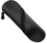 Chenquansarl-Trousse En Cuir Véritable ¿ Étui Élégant En Cuir Pour Stylos Et Plume, Étui À Stylo Et Étui D'écriture Avec Fermeture Éclair, De Qualité Supérieure Et Durable, Pour Le Bureau Et L'école