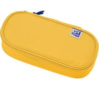 Chenquansarl-Trousse En Polyester Durable Ovale Jaune, Jaune, 23x11x6cm, Trousse À