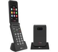 ChenQuanSarl-Tt7604GUsbCTlphonePortablePourPersonnesgesSimpleEtFacileUtilrCellulePliableRabatPasCherEtFacileUtilrO2PayAsYouGoNoirAvecChargeurDock