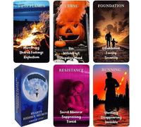 Chenquansarl-Twin Flame Love Oracle Cards Hearts Hidden Secrets Oracle Deck, 78 Cartes De Tarot Pour Débutants, Aide À Découvrir Ce Qui Est Vraiment Dans Leur Espace Cardiaque